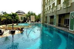 Condominium for rent in Jomtien showing the pool and gymnasium